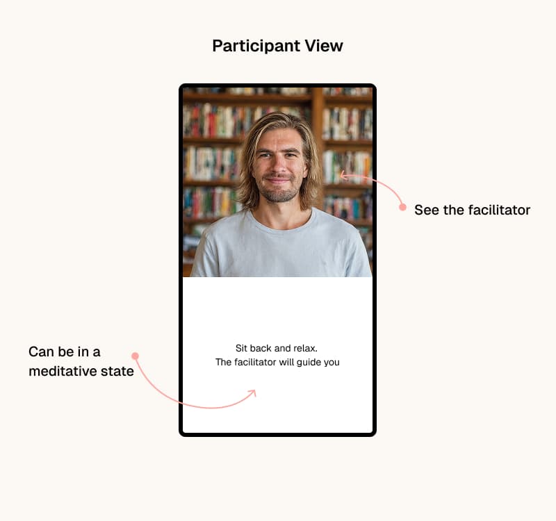 Participant in an IFS session